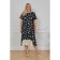Women's dress, size 54, dark blue color