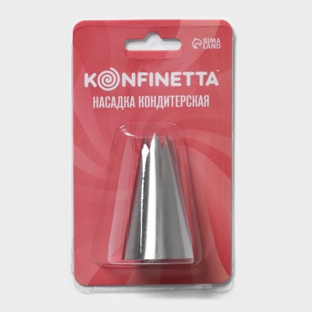 Konfinett confectionery “Open Star”, D = 3 cm, 1 cm exit, stainless steel-4