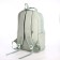 Young backpack from textiles on lightning, 5 pockets, green color