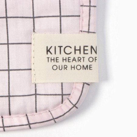 Set of kitchen. Ethel "Cell": mittens 20x28 cm, take 19x19 cm, 80% HL, 20% PE-2