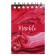 Notepad A7, 40 sheets in a cage on the crest "Marble", cover coated cardboard, offset block, mix