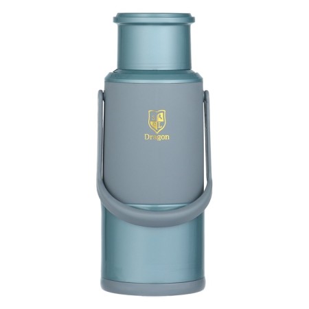 Thermos 1.2 l, with a glass flask, retains heat 24 hours, green