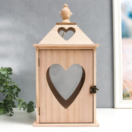 Climber tree "Lantern House with Hearts" set 2 pcs 28x14.5x14.5; 38x19.5x19.5 cm-2