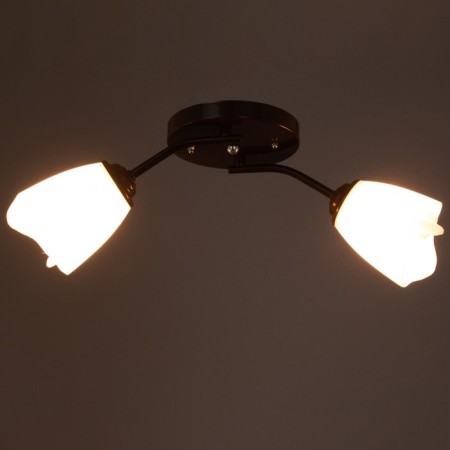 Onyx chandelier 2x15W E27 15W brown 50x15x15cm Bayerlux-2