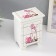 Casket wood 3 boxes "Flower composition" 6.5x9x12 cm