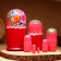 Matryoshka 7-doll "Aida", 20-22 cm