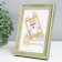 Photo frame Plastic "Lace" 10x15 cm, olive