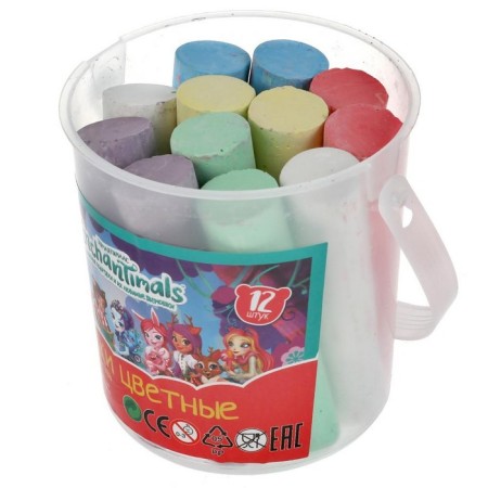 Core -colored asphalt for creativity, "Enchantimals" 12 pcs. (6 centers), in the bucket-5