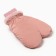 Women's mittens minku, pink color, 25 cm