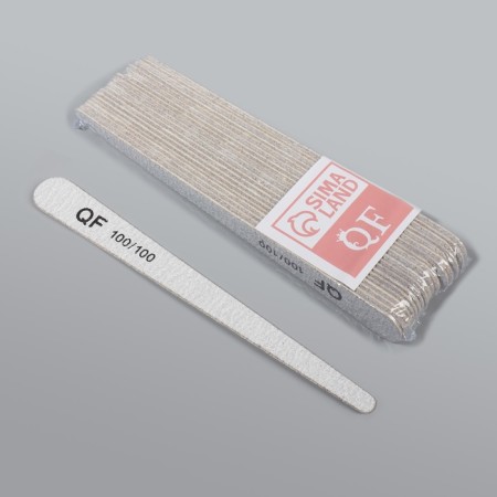 Steep saw, set 20 pcs, wooden base, abrasiveness 100/100, 18 cm, color gray color-1