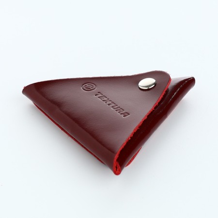 Monetnik on the button, Textura, burgundy color-3
