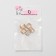 Rhinestones in DSAPs (set 5 pcs.), 10 × 14 mm, brown color in silver