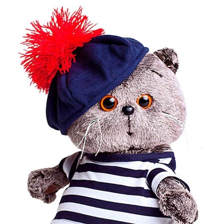 Soft toy "Basik in the vest and take", 25 cm-1