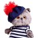 Soft toy "Basik in the vest and take", 25 cm