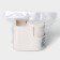 Stand for bathrooms and kitchen accessories, 11 × 8 × 9.5 cm, white color