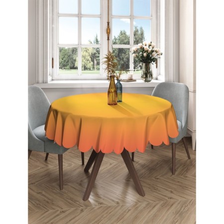 The tablecloth “Orange transfusion”, round, Saten, d = 150 cm-2