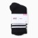 Set of female socks (3 pairs), black color, rr 25-27