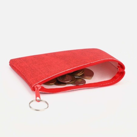 Women's wallet with lightning, red color-2