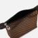 Lightning cosmetic bag, dark brown color