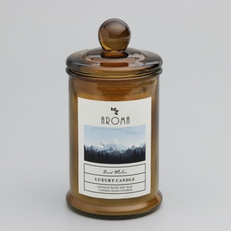 Aromatic candle in the bank "Fragrant lavender", 40h, 95 gr, in the box-5