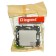 Switch Legrand Etika 672201, 10 A, 1 key, hidden, white