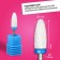 Ceramic milling cutter for “corn manicure”, average cut, 6 × 15 mm, in a plastic case, white color