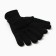Men's gloves minku, black color, 25 cm