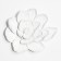 Nast -wall decor, "ANEMON", 16.5 x 19.5 cm, white