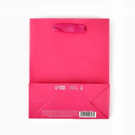 Laminated vertical packet “On your birthday”, glitter, s, 12 × 15 × 5.5 cm-4