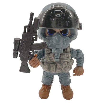 FUNKY TOYS figure "Special Forces", in gray-green uniform, 8 cm, mix-8