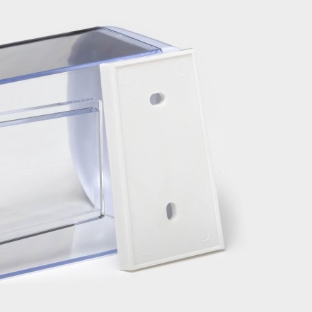 Mechanical dispenser for antiseptic and liquid soap "Dolyana", 500 ml, white color-13
