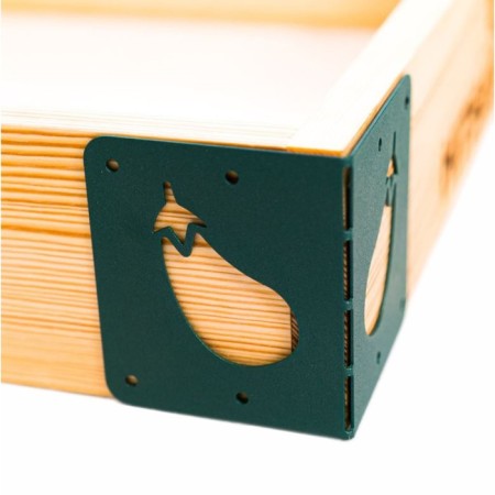 801-018GR Corner corner for eggplant beds 801-018GR 8.8x8.8x10 cm-1