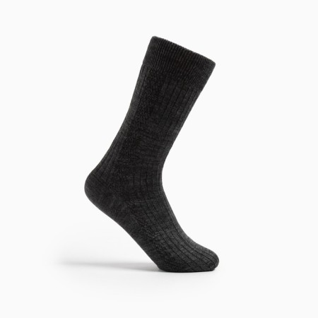 Men's socks are warm, asphalt color, size 27
