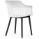 Crocs plastic stool/tissue mint, black/white 55x58x77 cm
