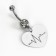 Piercing for the navel "Style", 5 x 2 cm