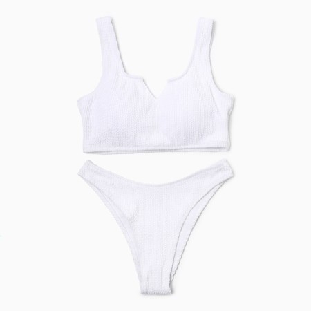 Swimsuit female separate minku color white, size 44