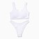 Swimsuit female separate minku color white, size 44