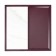 Coffee mayen table, 450 × 450 × 550 mm, white / plum color