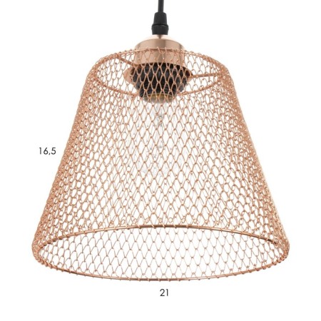 Lamp Bayerlux "Fish" E27 40W copper 20x20x16-116cm-4