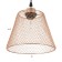 Lamp Bayerlux "Fish" E27 40W copper 20x20x16-116cm