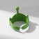 Ring "Montrustrik" with antenna, the color is green, dimensionless