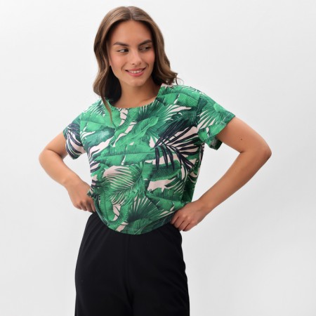 KAFTAN TROPIC T -shirt, green color, p. 48–50-4
