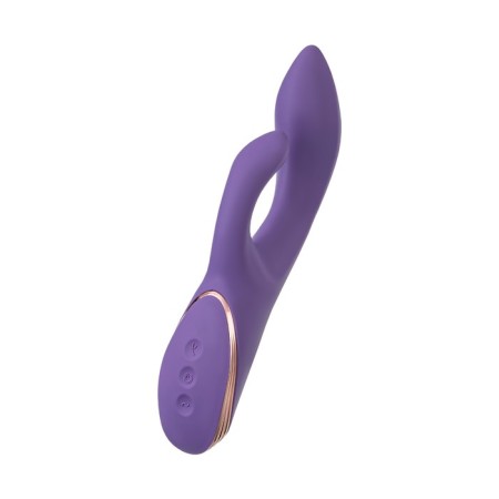 Vibrobler with the Come-Hither Jos Fingie function, 21.6 cm, silicone, purple color-7
