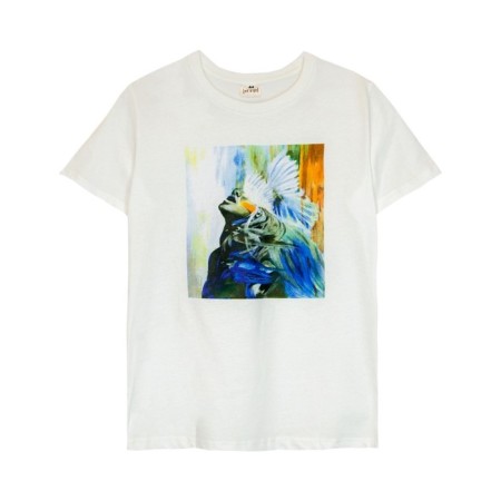 T -shirt female, size 50, milk color-3