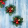 Jewelry decoration "Winter Miracle" (set 2 pcs) Bill balls, 12x11 cm