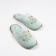 Women's slippers, size 38, Aqua color