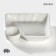 Porcelain dish with magistro blanche sauce, saucepan 60 ml, 18.5 × 17.5 × 4 cm, white color
