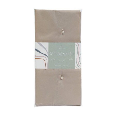 Pillowcase, size 50x70 cm, beige color-1