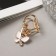 Hair crab "Berta" heart, 2.5 cm, gold