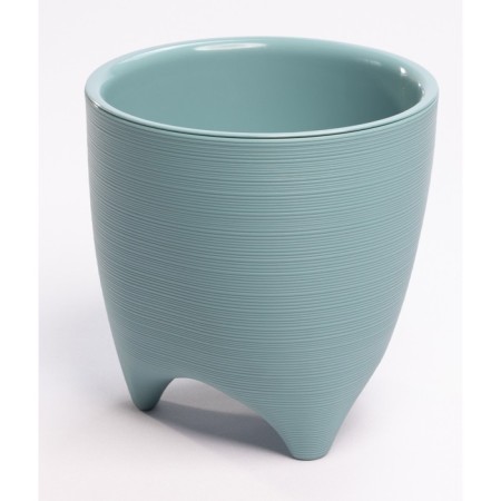 Plastic pot Live-In-Green with the de Costa tab, D = 16 cm, 2.25 l, tiffany color